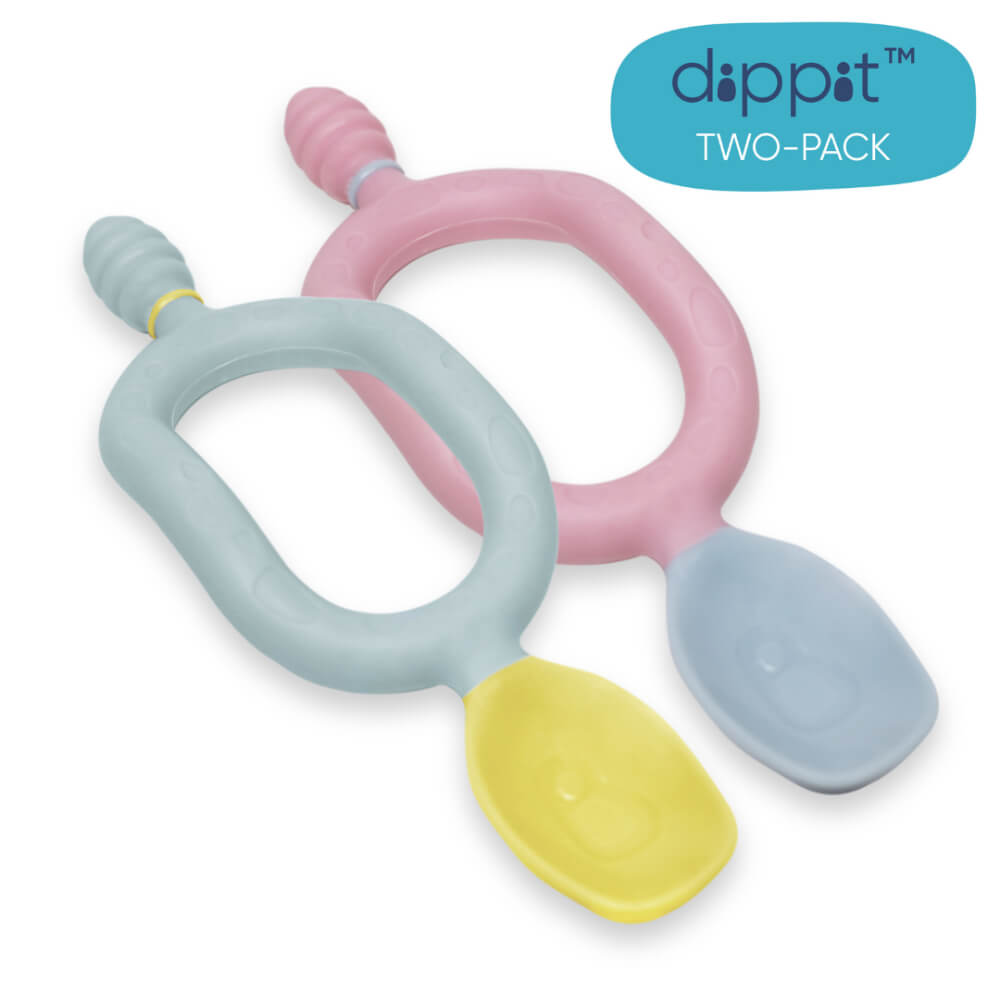 BiBaDo Dippit™ Multi-stage Baby Weaning Spoon and Dipper - Pack of 2