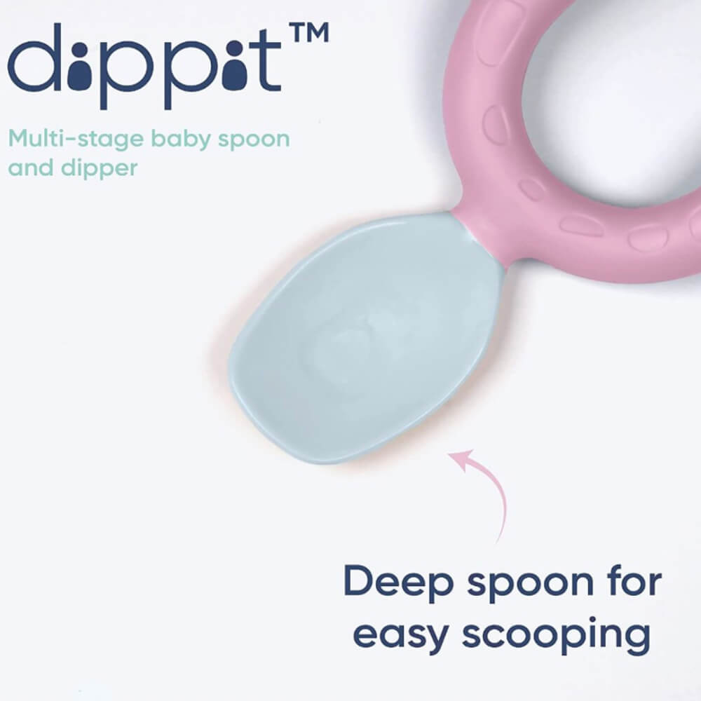 BiBaDo Dippit™ Multi-stage Baby Weaning Spoon and Dipper - Pack of 2