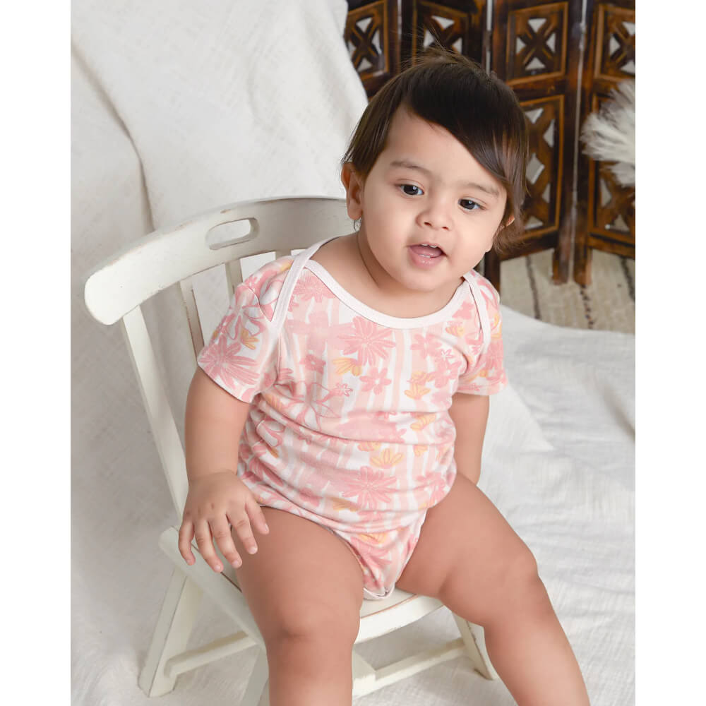 Blooming Nectar Floral Pink Onesie