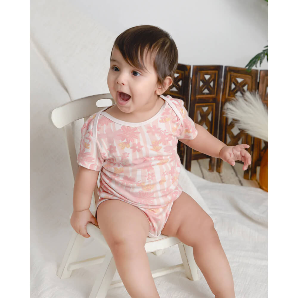 Blooming Nectar Floral Pink Onesie