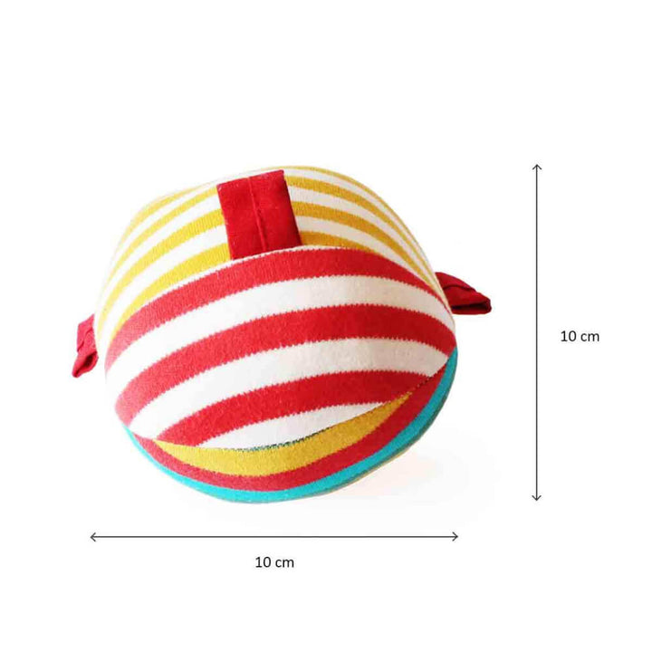 Ele and Ball Rattle Organic Plush Toy