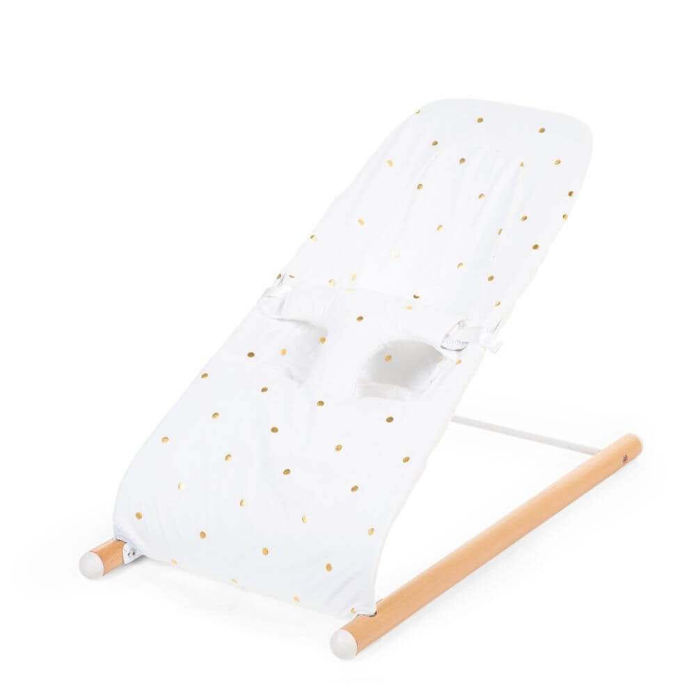 Childhome Cover for Evolux Bouncer - Jersey Gold Dots