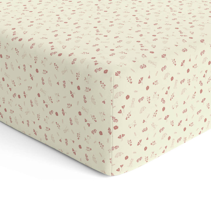 Fitted Cot Sheet - Hedgehog