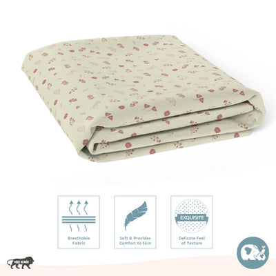 Fitted Cot Sheet - Hedgehog