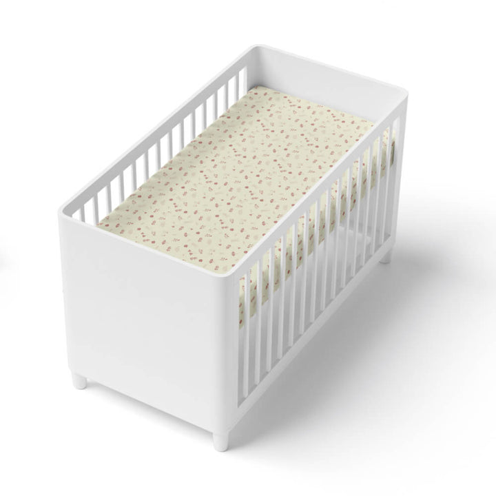 Fitted Cot Sheet - Hedgehog