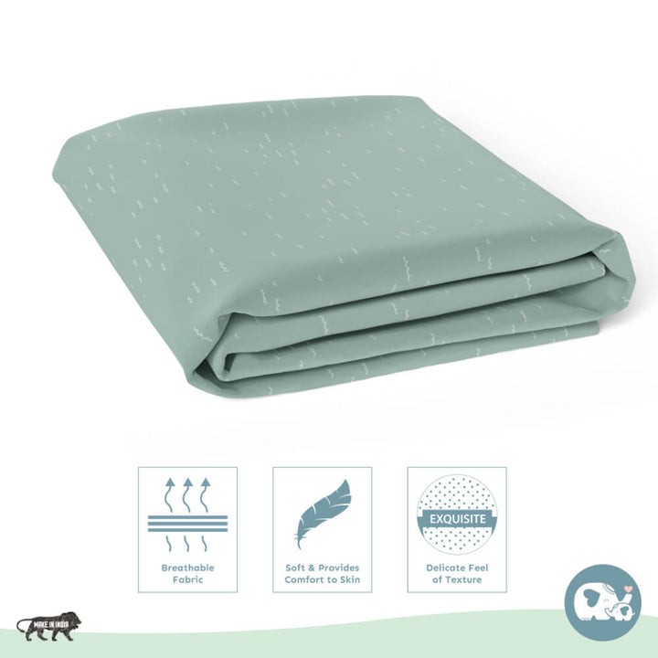 Fitted Cot Sheet - Waves