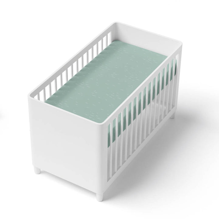 Fitted Cot Sheet - Waves