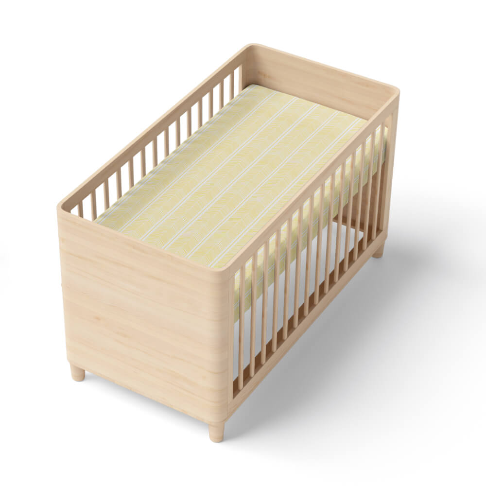 Fitted Cot Sheet - Aztec