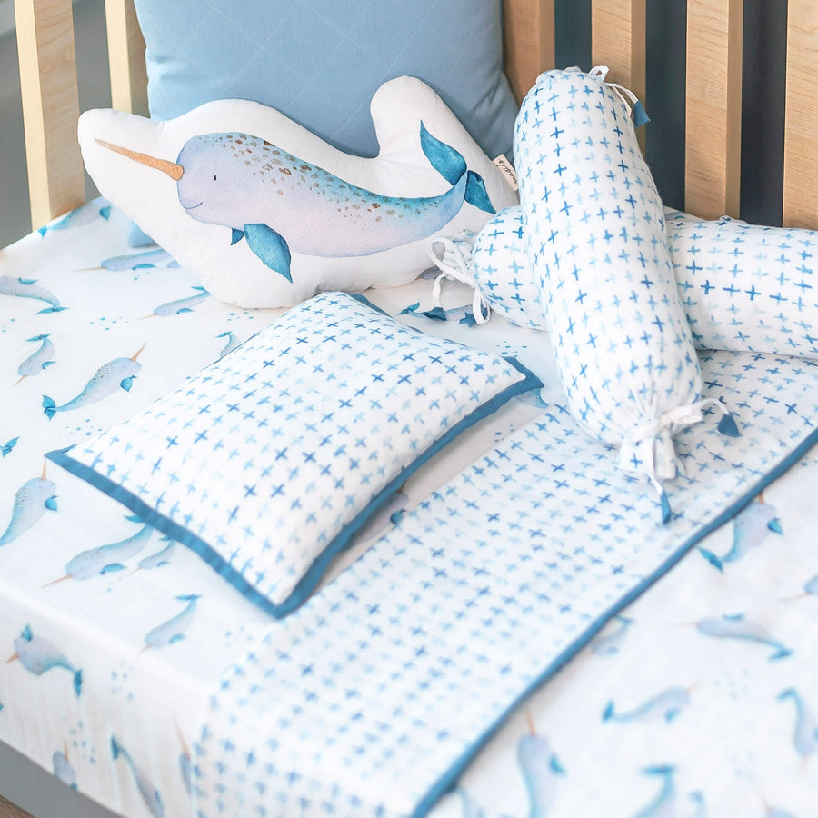 Bamboo Muslin Cot Bedding Set