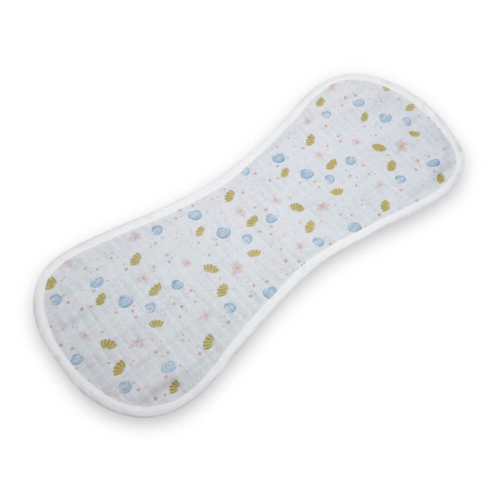 Kokolo Organic Muslin &amp; Naturally Dyed Burp Cloths (Set of 2) - You are my Sunshine &amp; I&
