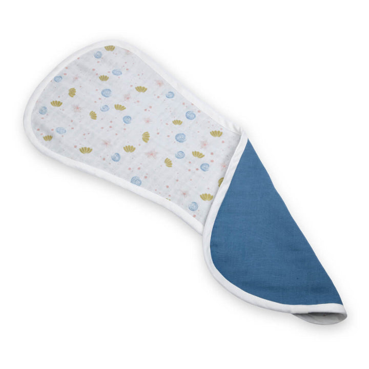 Kokolo Organic Muslin &amp; Naturally Dyed Burp Cloths (Set of 2) - You are my Sunshine &amp; I&