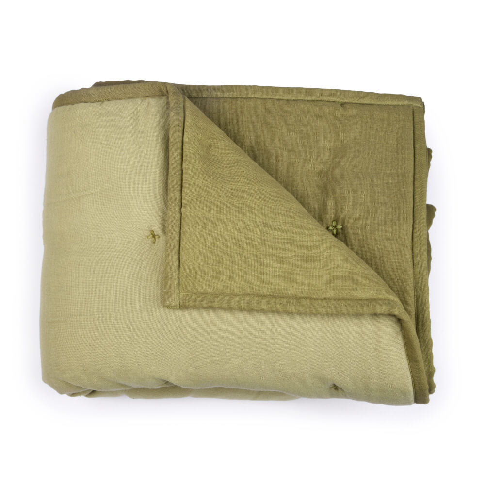 Kokolo Organic Muslin & Naturally Dyed Quilt