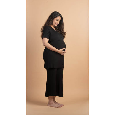 Maternity Co-Ord Set - Black