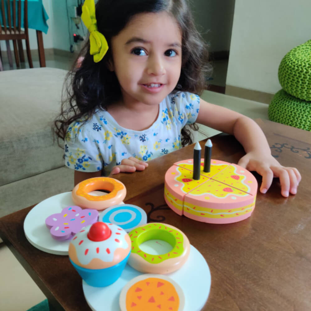 Wooden Dessert Set