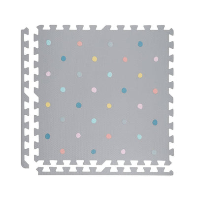 Interlocking Playmat Polka Dot Grey