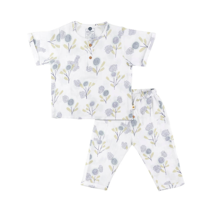 Dulaar Organic Muslin Joggers Set -The Sparrow and Flower