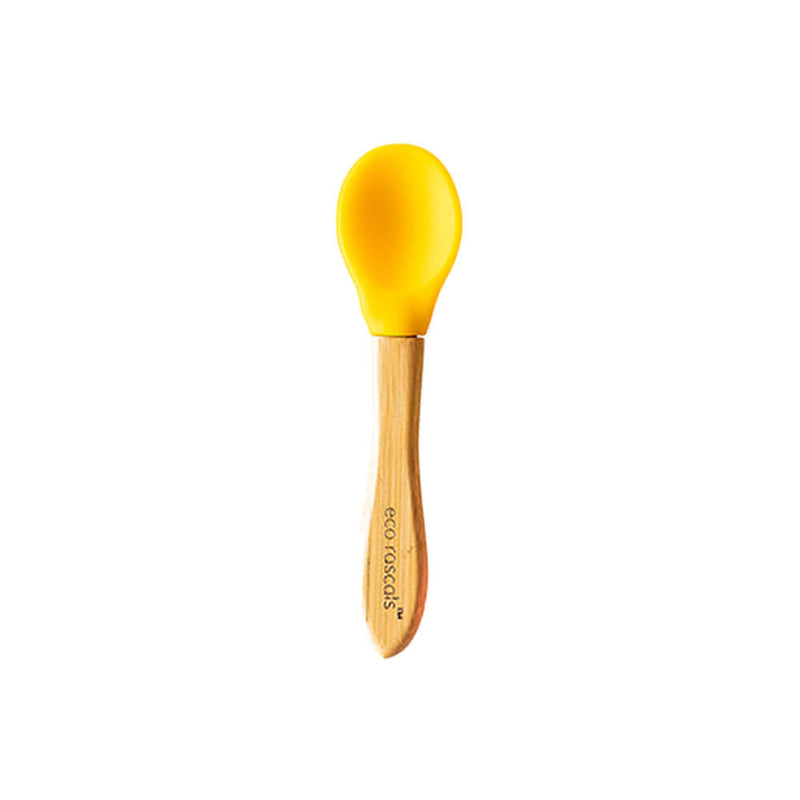 Elephant Plate & Spoon Set-Yellow