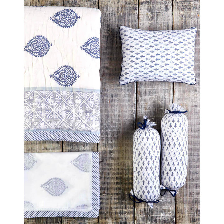 Malabar Baby Fort Blue Bedding Set (4-Piece)