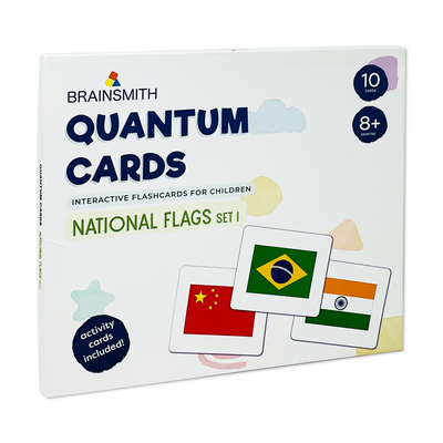 Brainsmith National Flags Quantum Flash Cards (Set I)