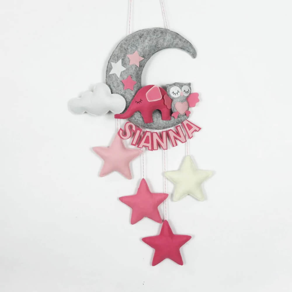 #color_Personalised-Elephant-And-Owl-Wall-Hanging