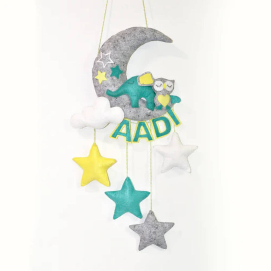 Personalised Elephant And Owl Wall Hanging