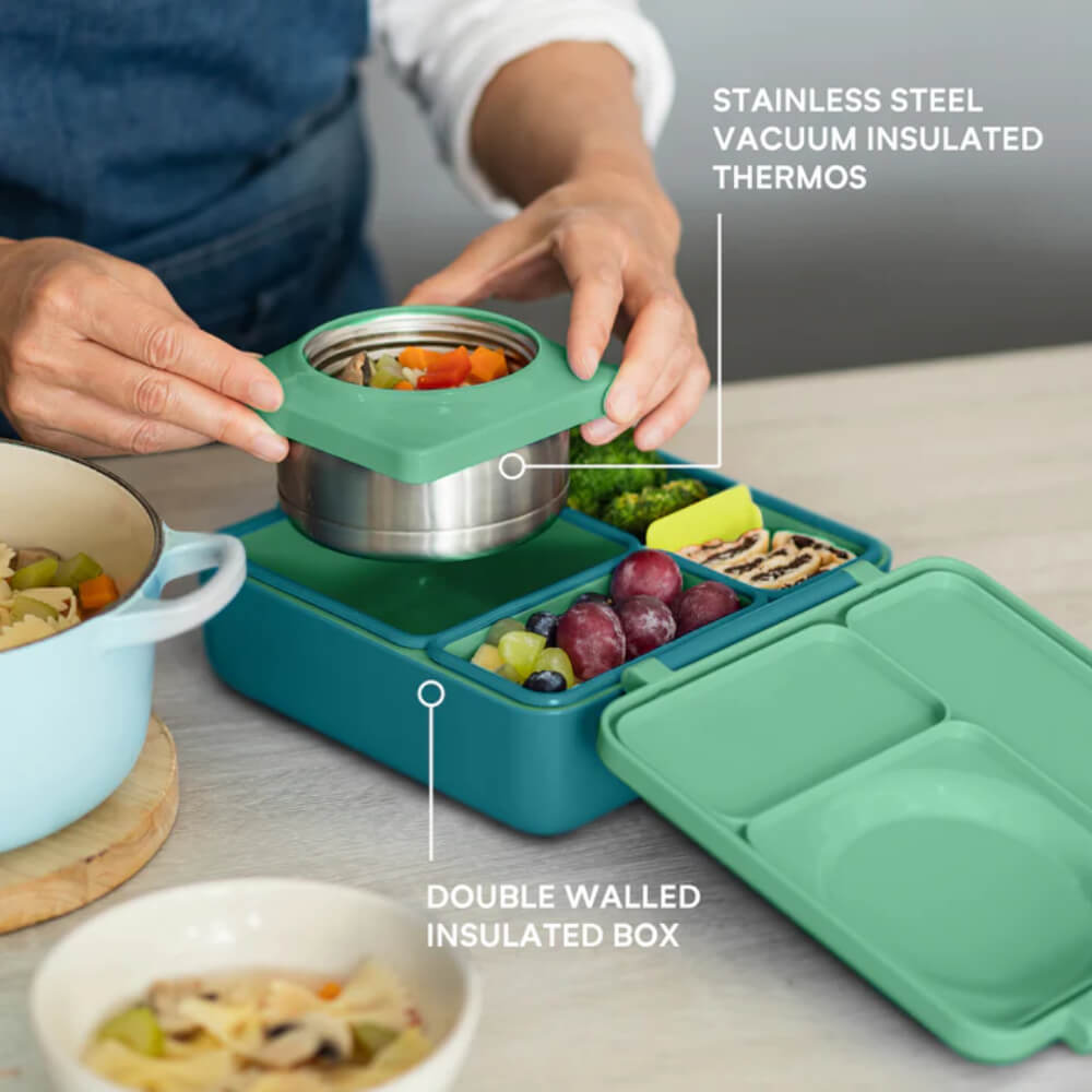 Omie Insulated Bento Lunch Box-Meadow