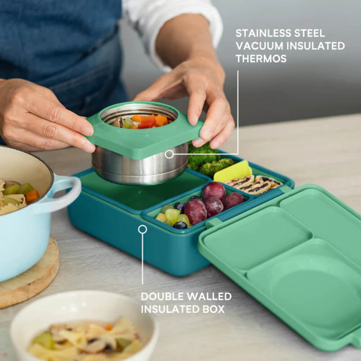 Omie Insulated Bento Lunch Box-Meadow