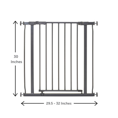 Ava Security Gate - Charcoal