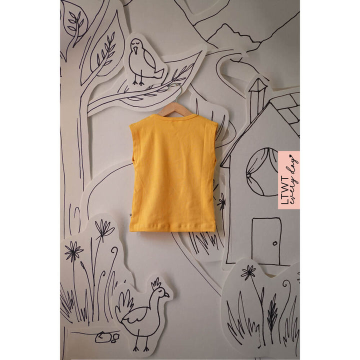 Everyday kids unisex sleeveless tee - Yellow