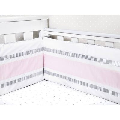 Cot Bumper with Removable Zip Cover
