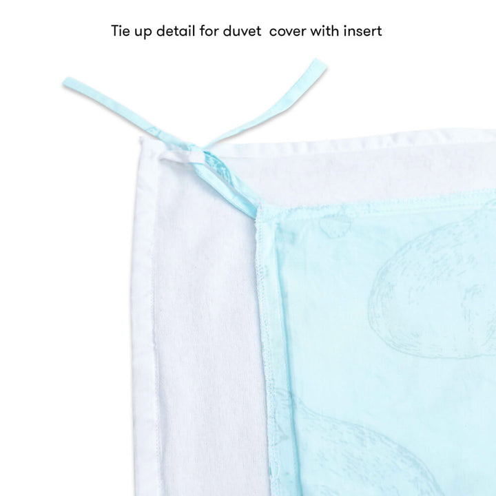 Organic Cotton Toddler Cot Set - Bear Hug