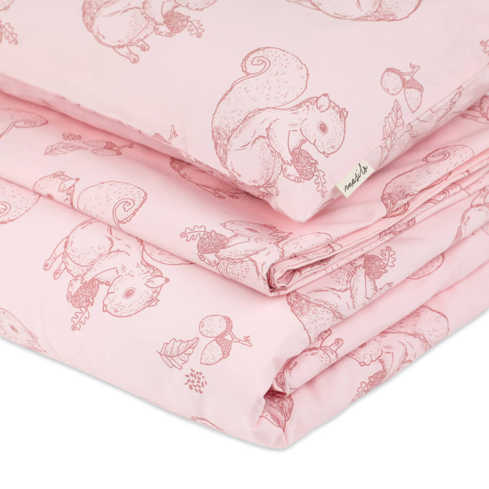 Organic Cotton Toddler Cot Set - Nuts About You