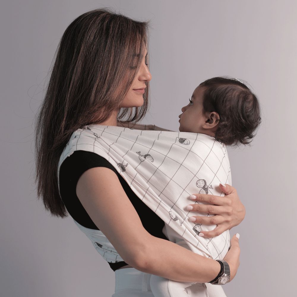 Godilo Ergonomic Organic Cotton Baby Carrier Wrap – Acorn