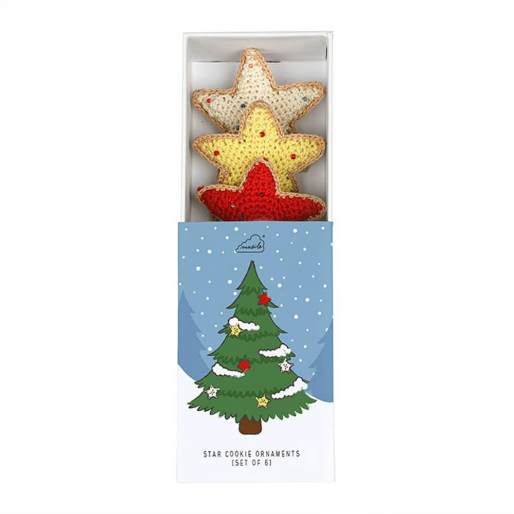 Masilo Star Cookie Ornaments (Set of 6)