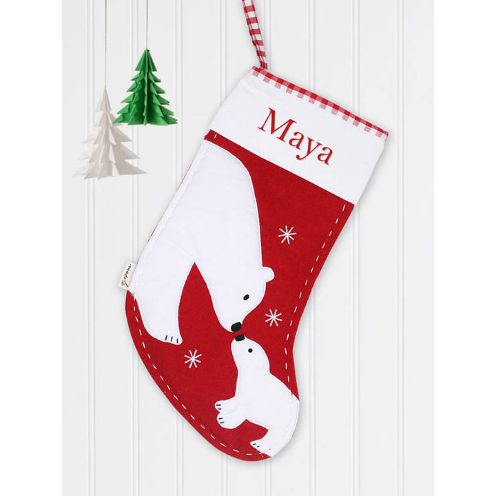 Masilo Christmas Stocking - Polar Bears