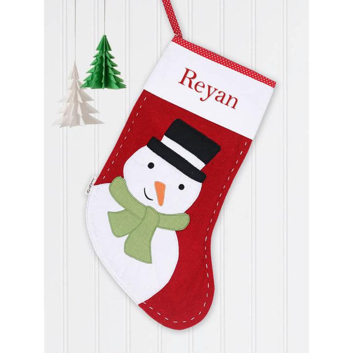 Masilo Christmas Stocking - Top Hat Snowman