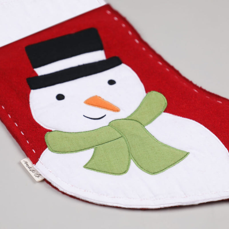 Christmas Stocking - Top Hat Snowman