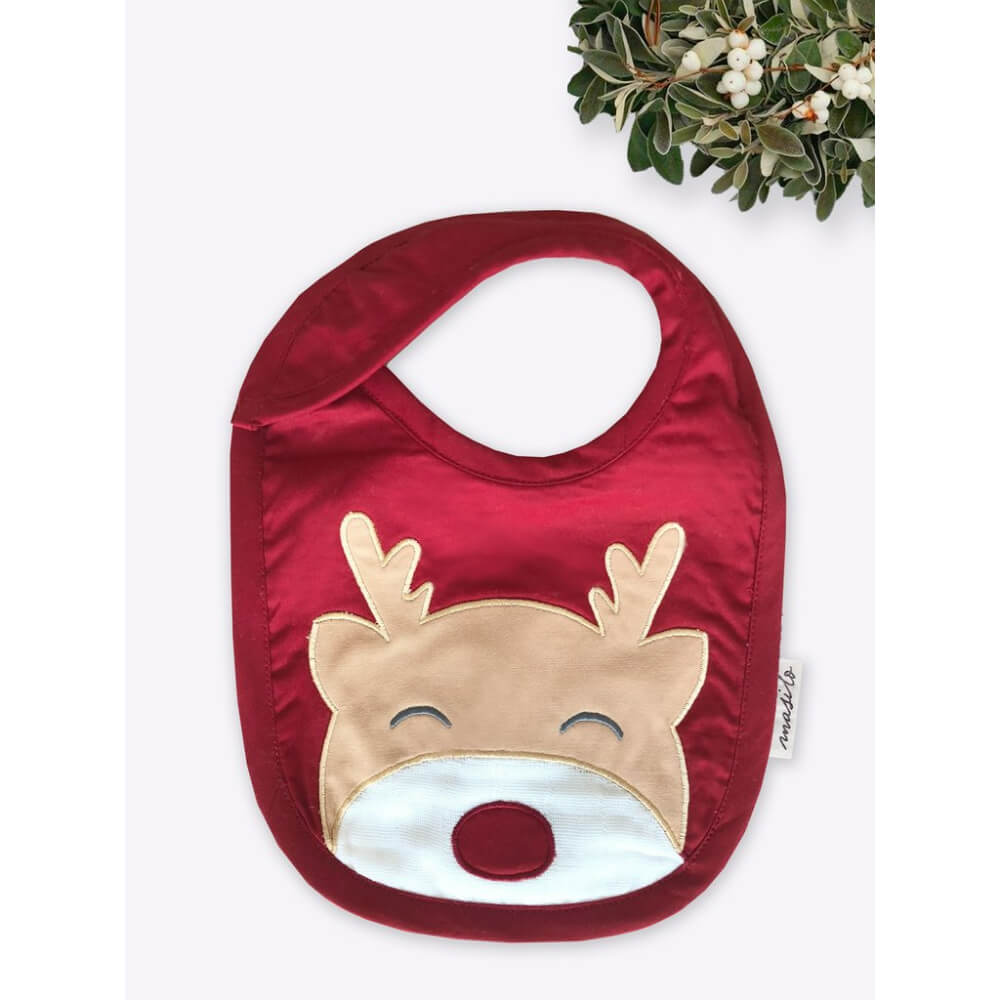 Masilo Festive Bib - Reindeer