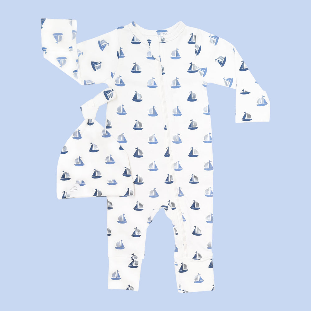 Sweet Dreams Baby Pyjamas Bundle – Sailboat