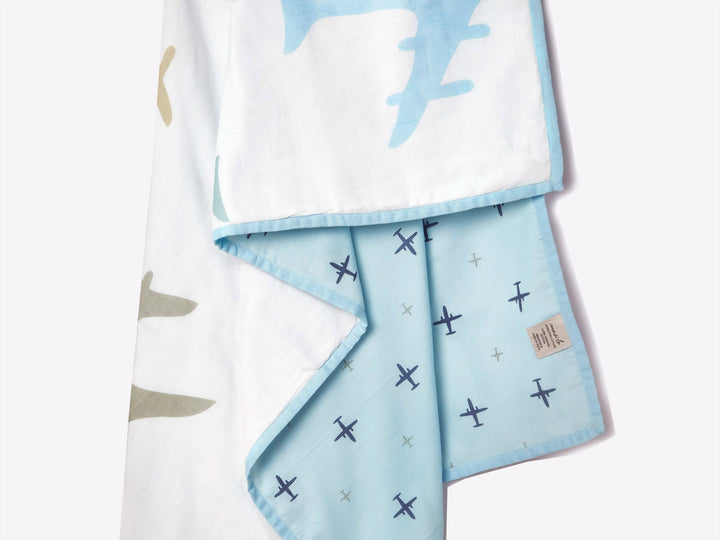 Organic Cotton Dohar -Drea months Wings