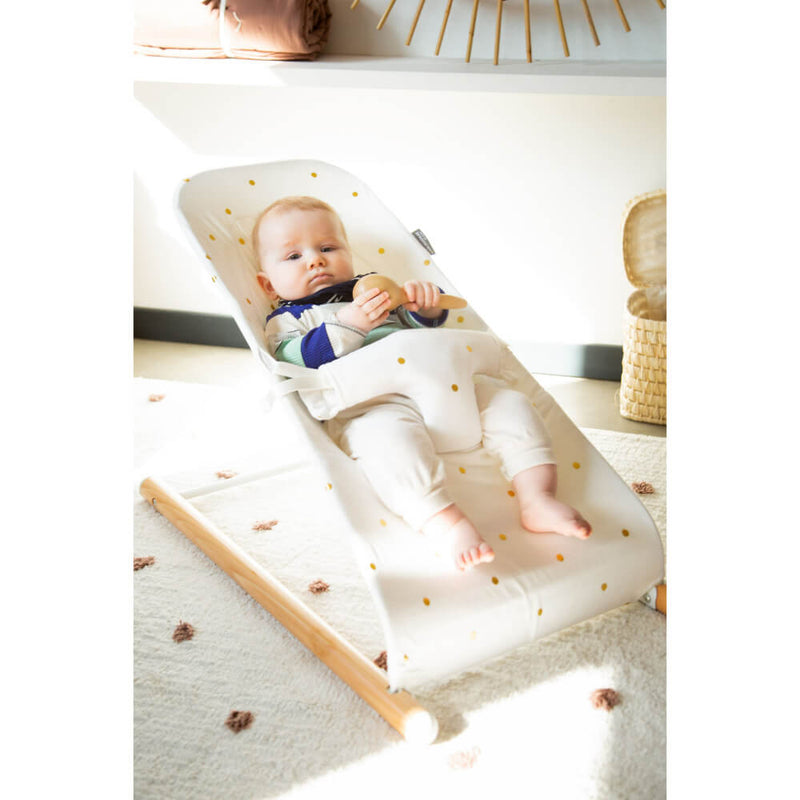 Childhome Cover for Evolux Bouncer - Jersey Gold Dots