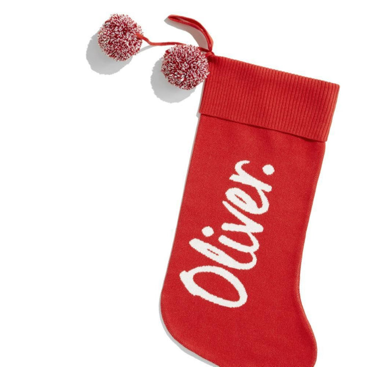 NamelyCo Dasher Christmas Stocking 
