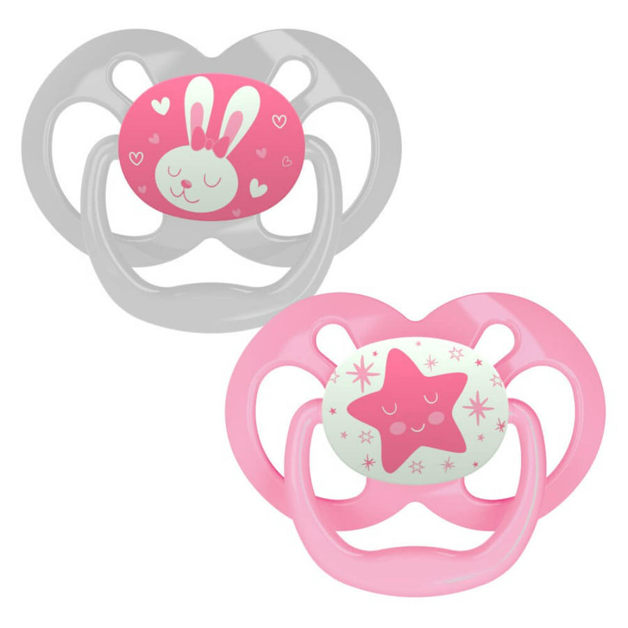 Dr. Brown's Advantage Stage 2 Glow in the Dark Pacifier (Pack of 2)