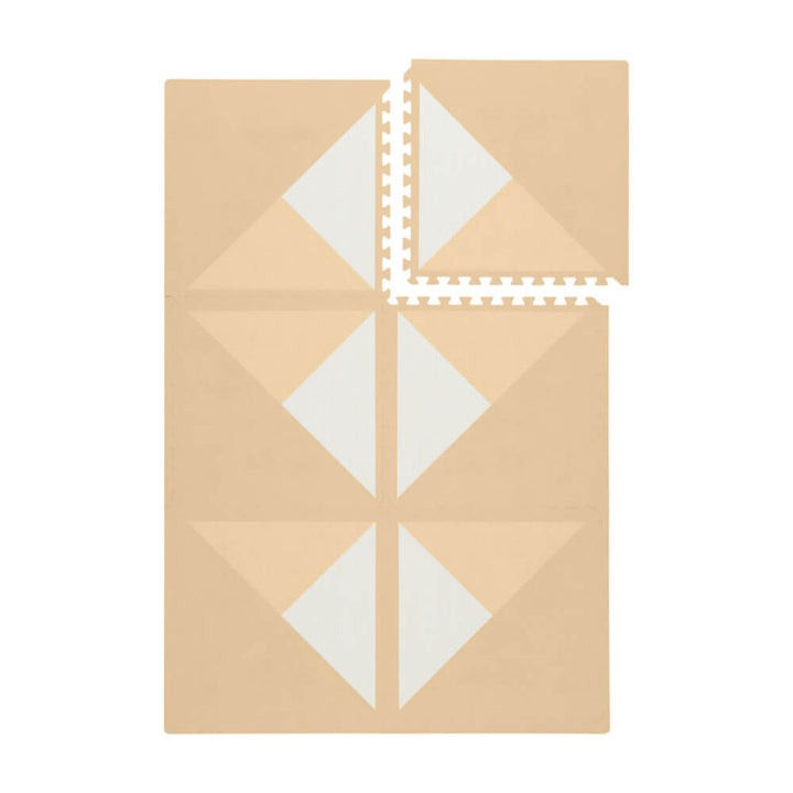 Toddlekind Prettier Puzzle Playmats Kyte - Wheat