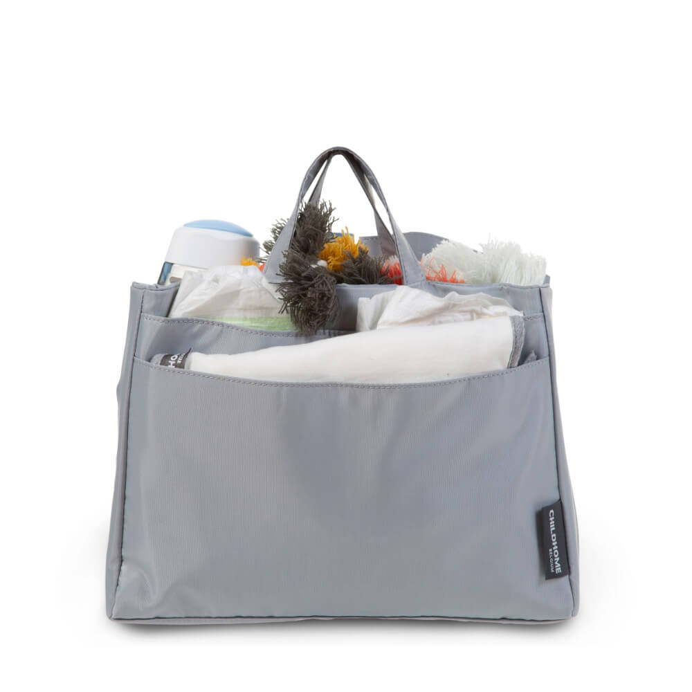 Childhome Bag In Bag Organizer - Canvas - Grey