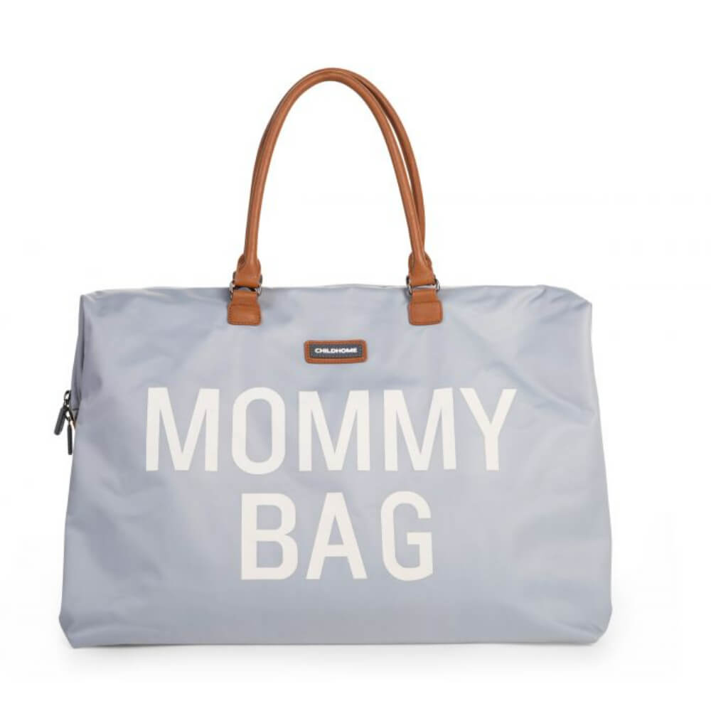 Childhome Mommy Bag Nursery Bag- Grey/Off White