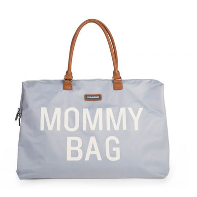 Mommy Bag Nursery Bag- Grey/Off White