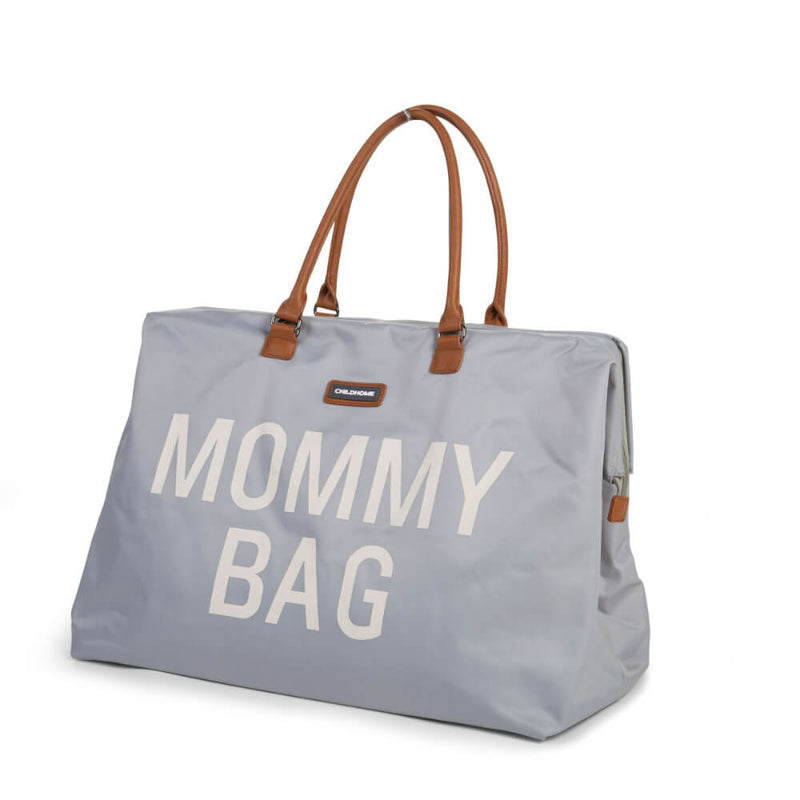 Childhome Mommy Bag Nursery Bag- Grey/Off White