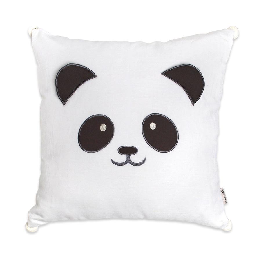Masilo Linen Throw Cushion - Peekaboo Panda