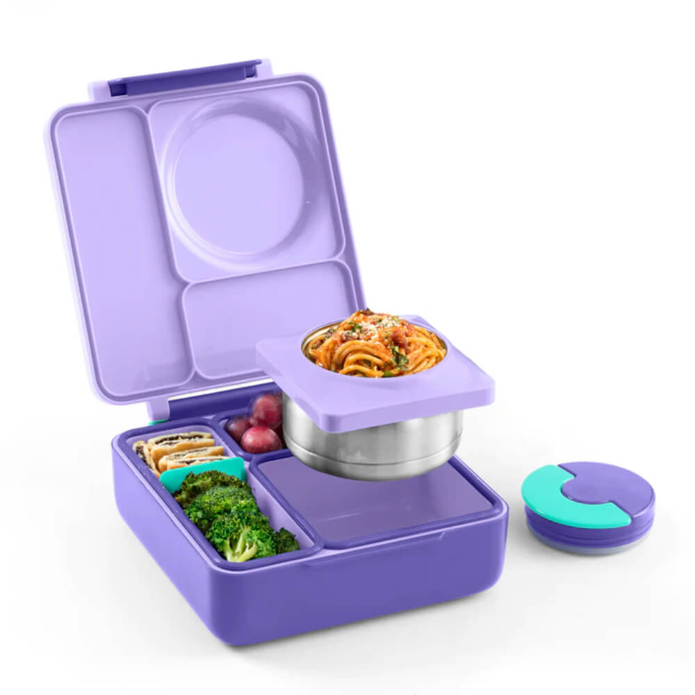 Omie Insulated Bento Lunch Box-Purple Plum